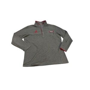 Mens Alabama Columbia PFG Snap Pullover Fleece Sweatshirt Size‎ Large Gray